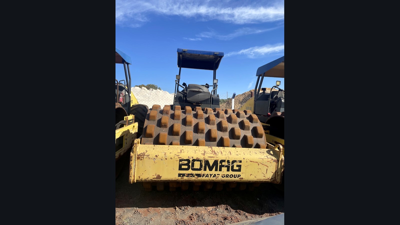 Rolos Corrugados BOMAG — foto real 1