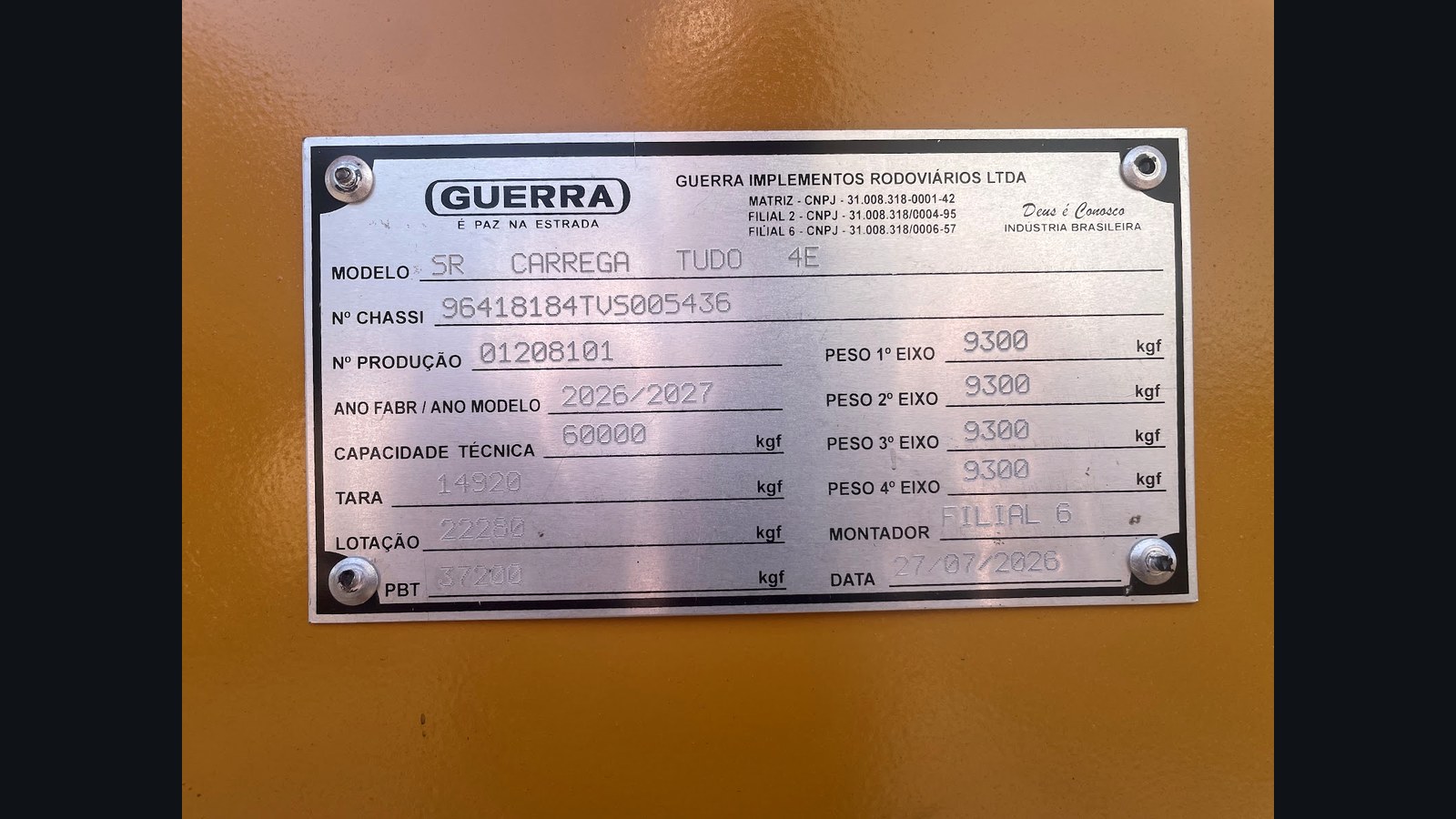 Carreta Prancha Guerra 4 Eixos — miniatura real 3