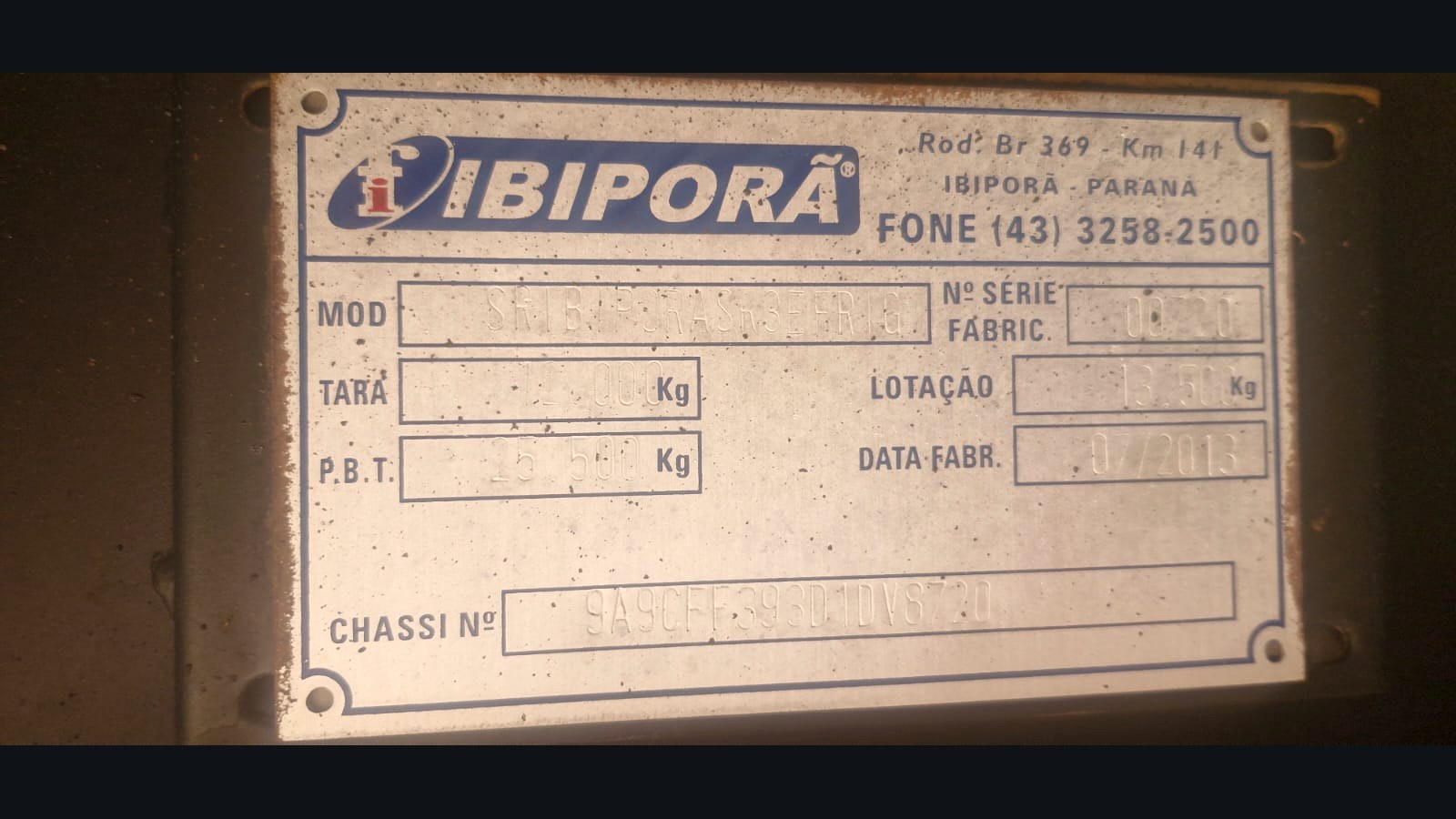 Carretas Frigoríficas Ibiporã — miniatura real 3